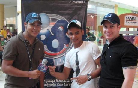 Marcos, Joel y Carlos, locutores de Pop 106.7 FM